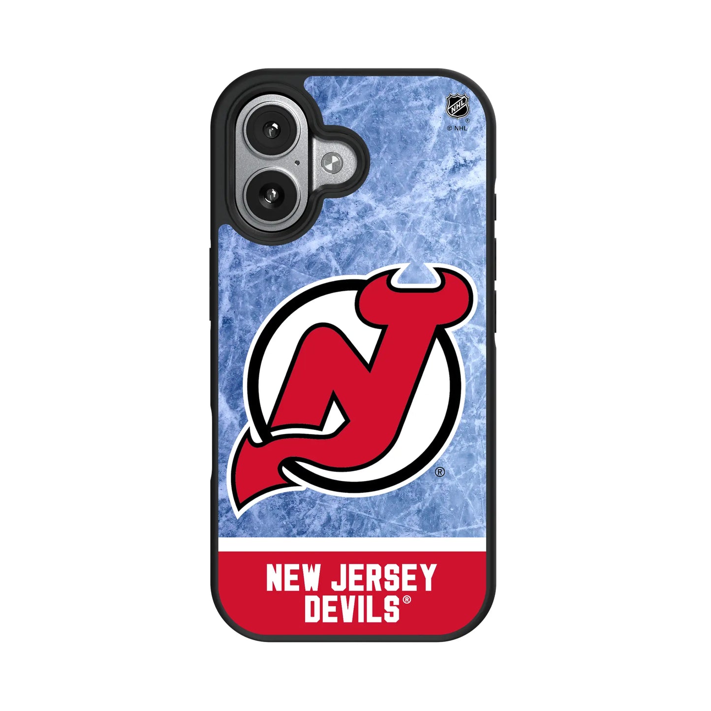 New Jersey Devils Ice Wordmark Bump Phone Case for Apple iPhone