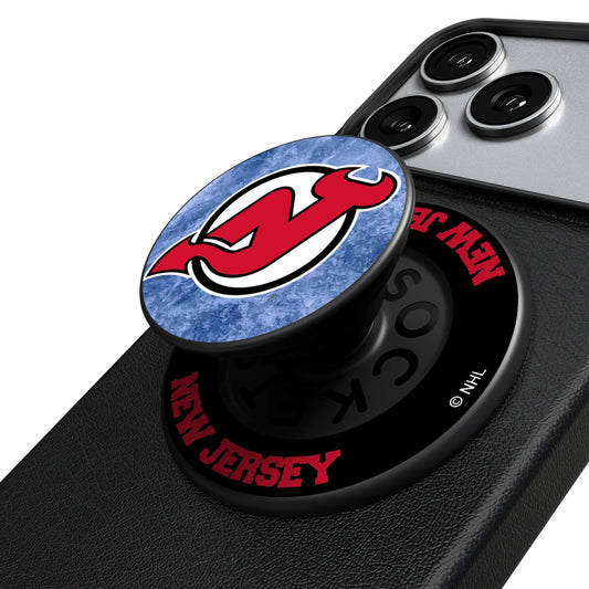 New Jersey Devils Ice Wordmark PopSockets Magnetic Phone Grip and Stand