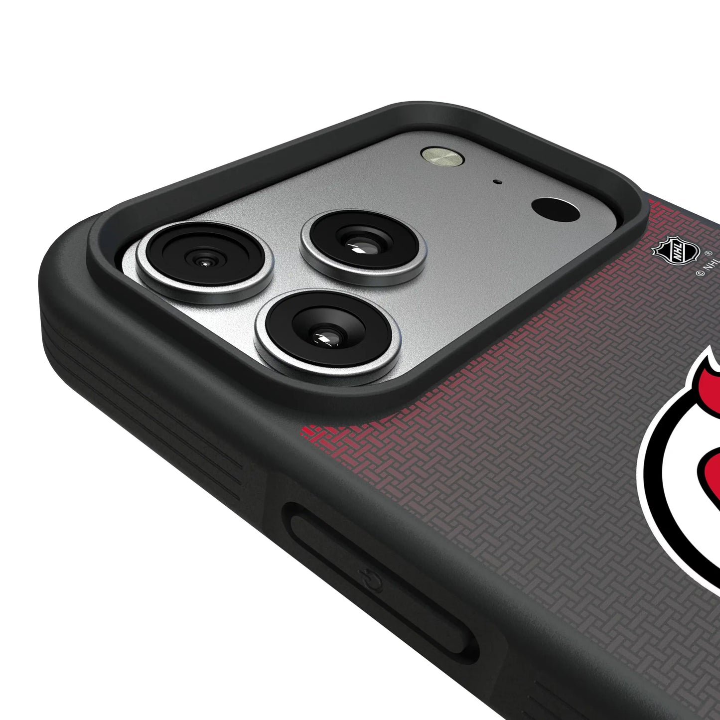 New Jersey Devils Linen Bump Phone Case for Apple iPhone