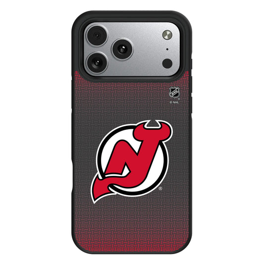 New Jersey Devils Linen Bump Phone Case for Apple iPhone