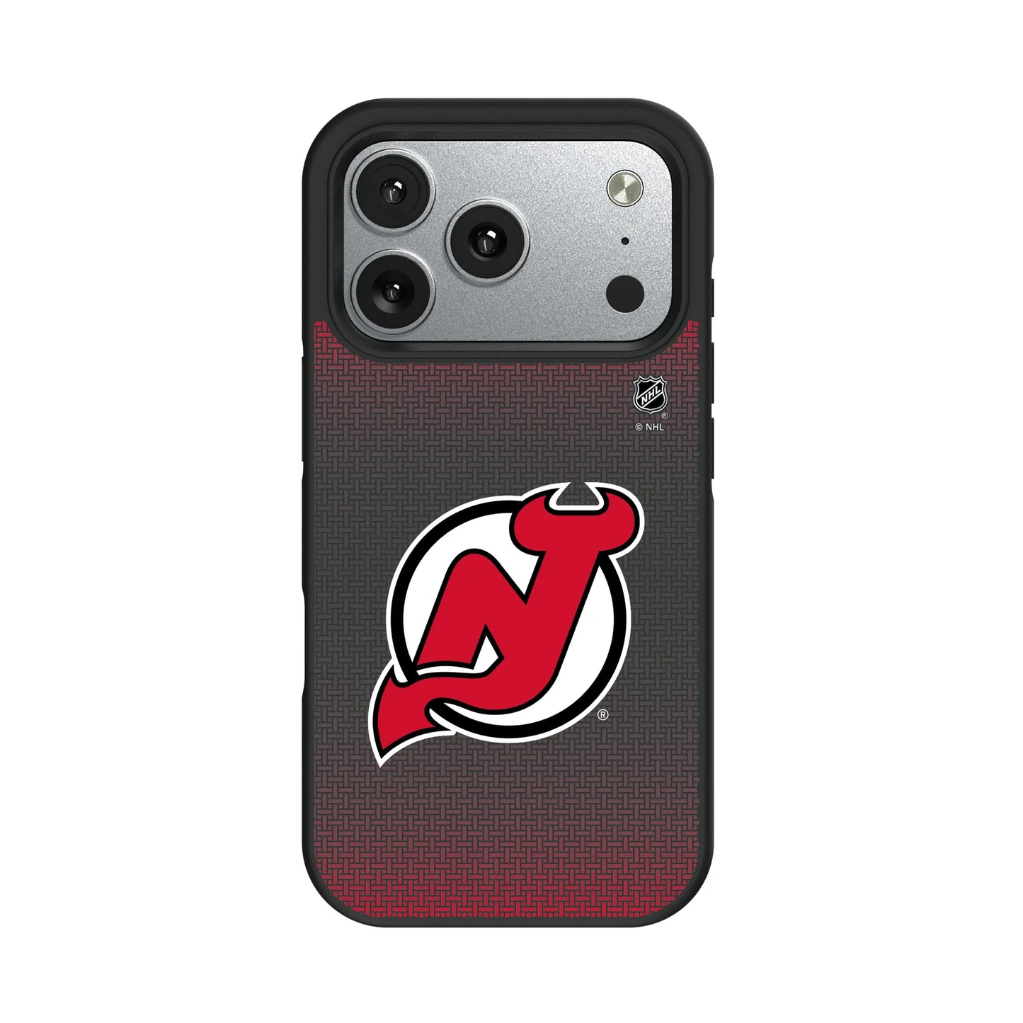 New Jersey Devils Linen Bump Phone Case for Apple iPhone