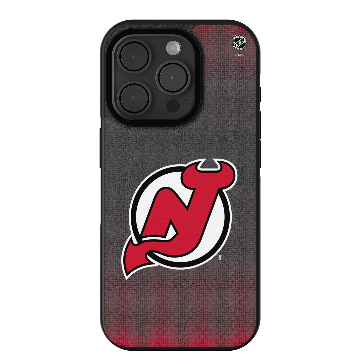 New Jersey Devils Linen Bump Phone Case for Apple iPhone