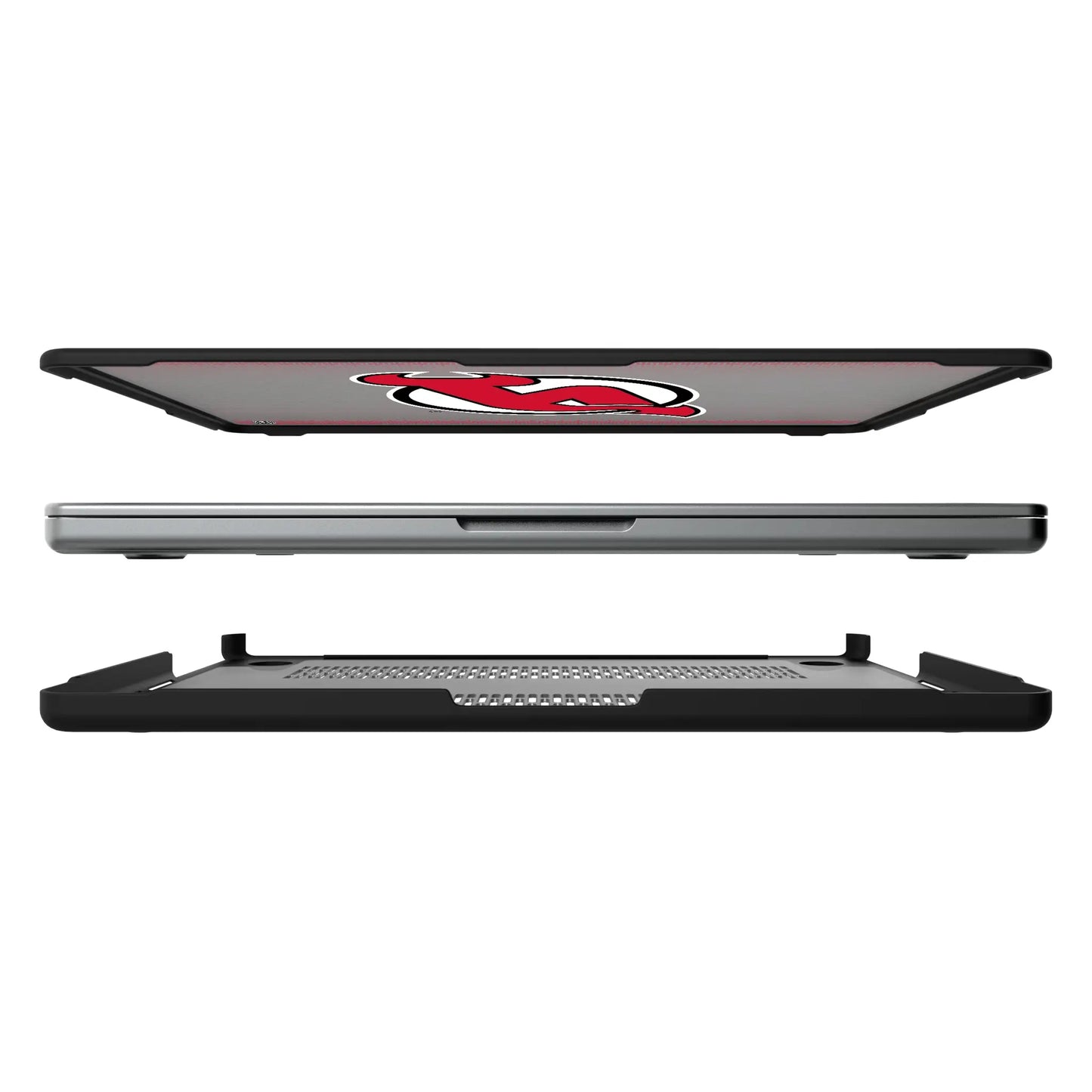 New Jersey Devils Linen Laptop Case for Apple MacBook