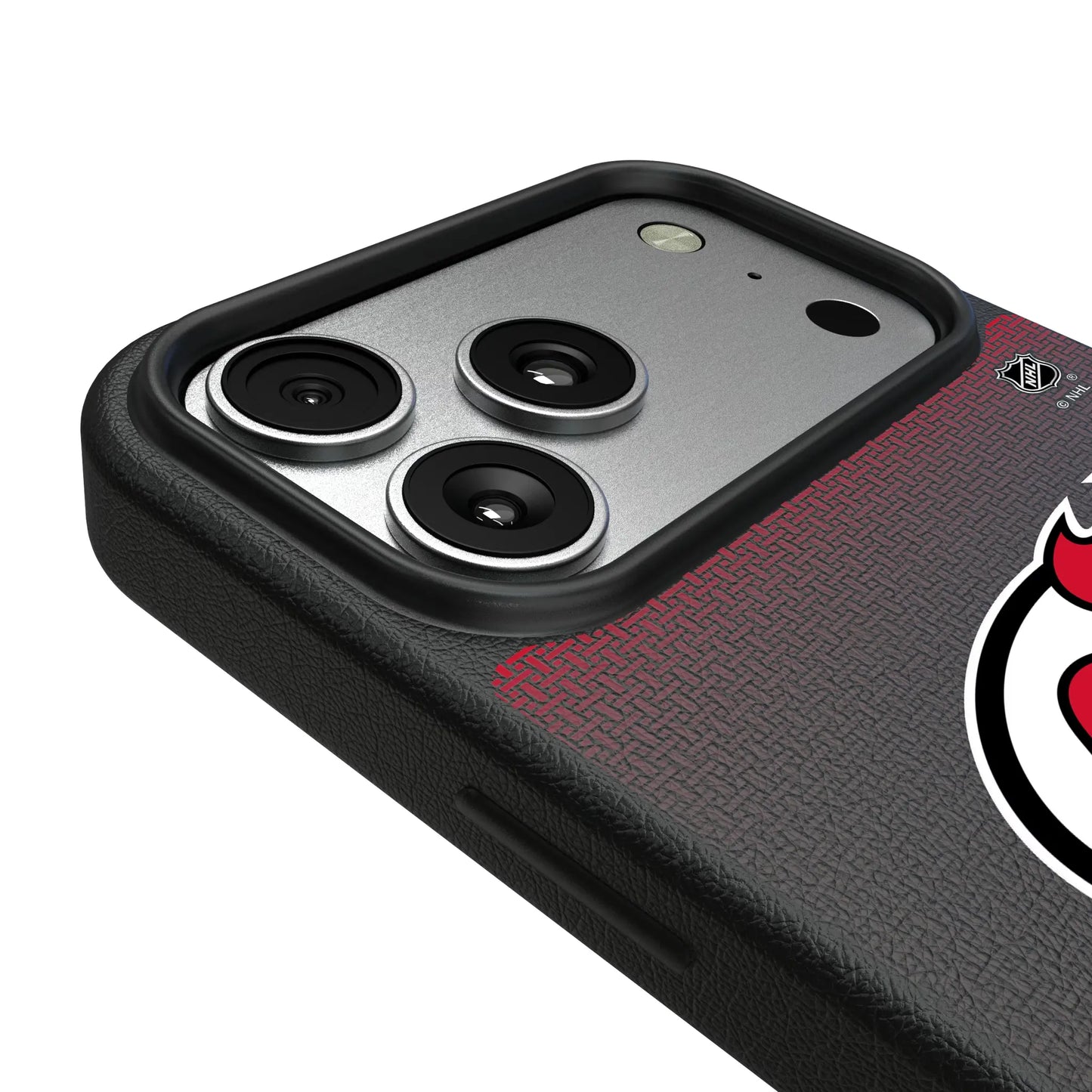 New Jersey Devils Linen MagSafe Compatible Phone Case for Apple iPhone
