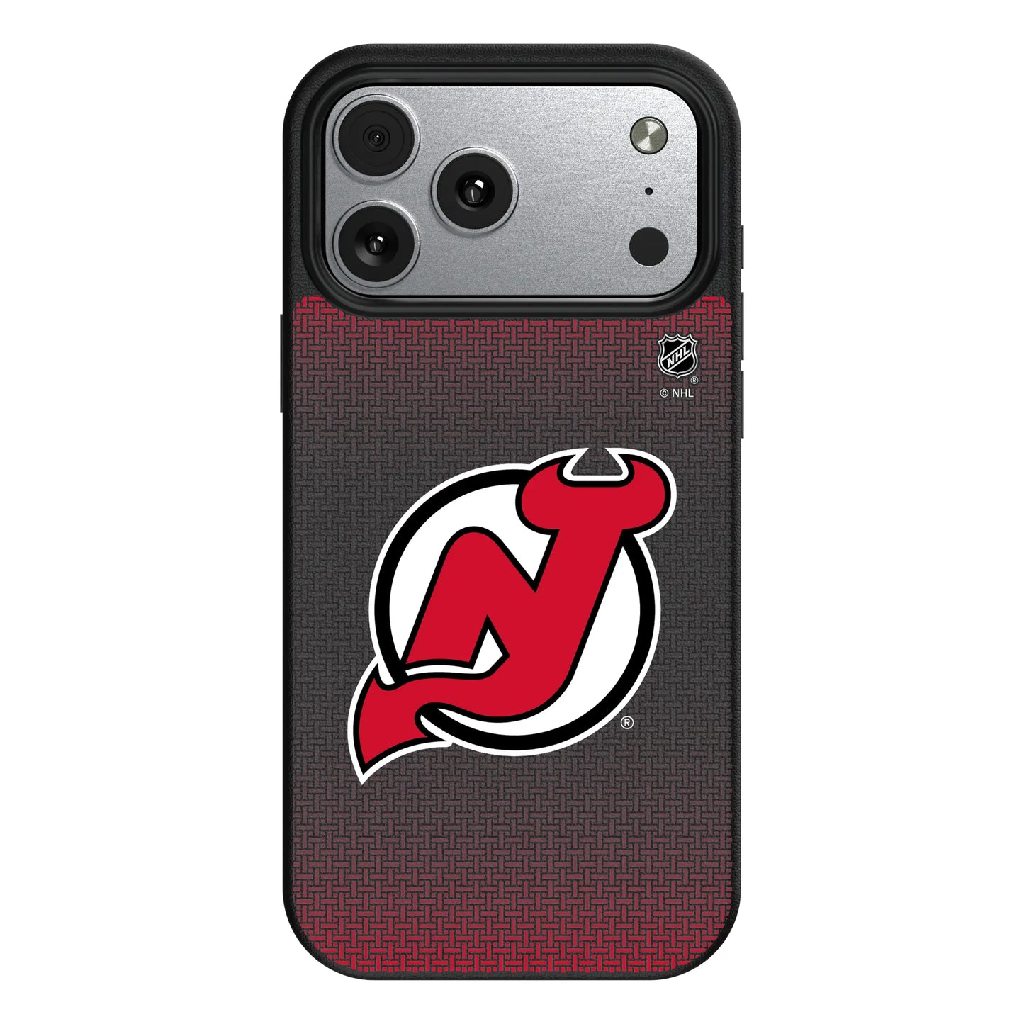 New Jersey Devils Linen MagSafe Compatible Phone Case for Apple iPhone