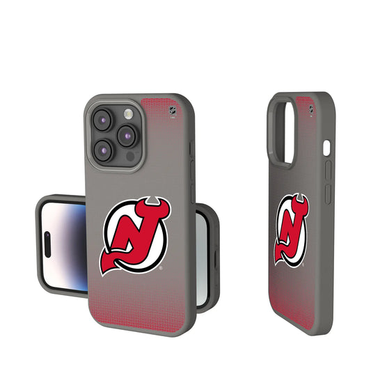 New Jersey Devils Linen Soft Touch Phone Case for Apple iPhone