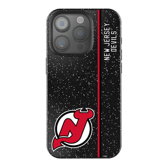New Jersey Devils Sidebar Black Bling Phone Case for Apple iPhone