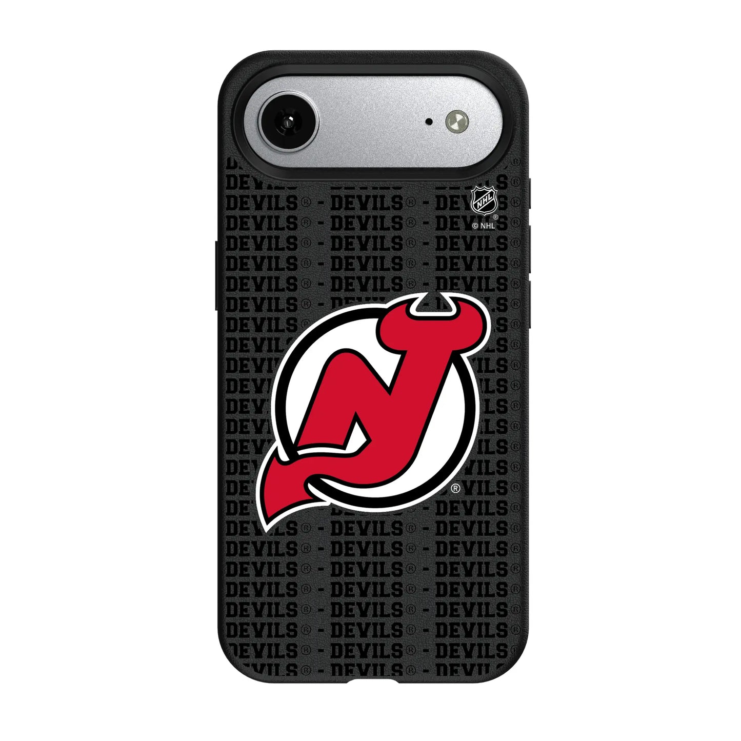 New Jersey Devils Text Backdrop MagSafe Compatible Phone Case for Apple iPhone