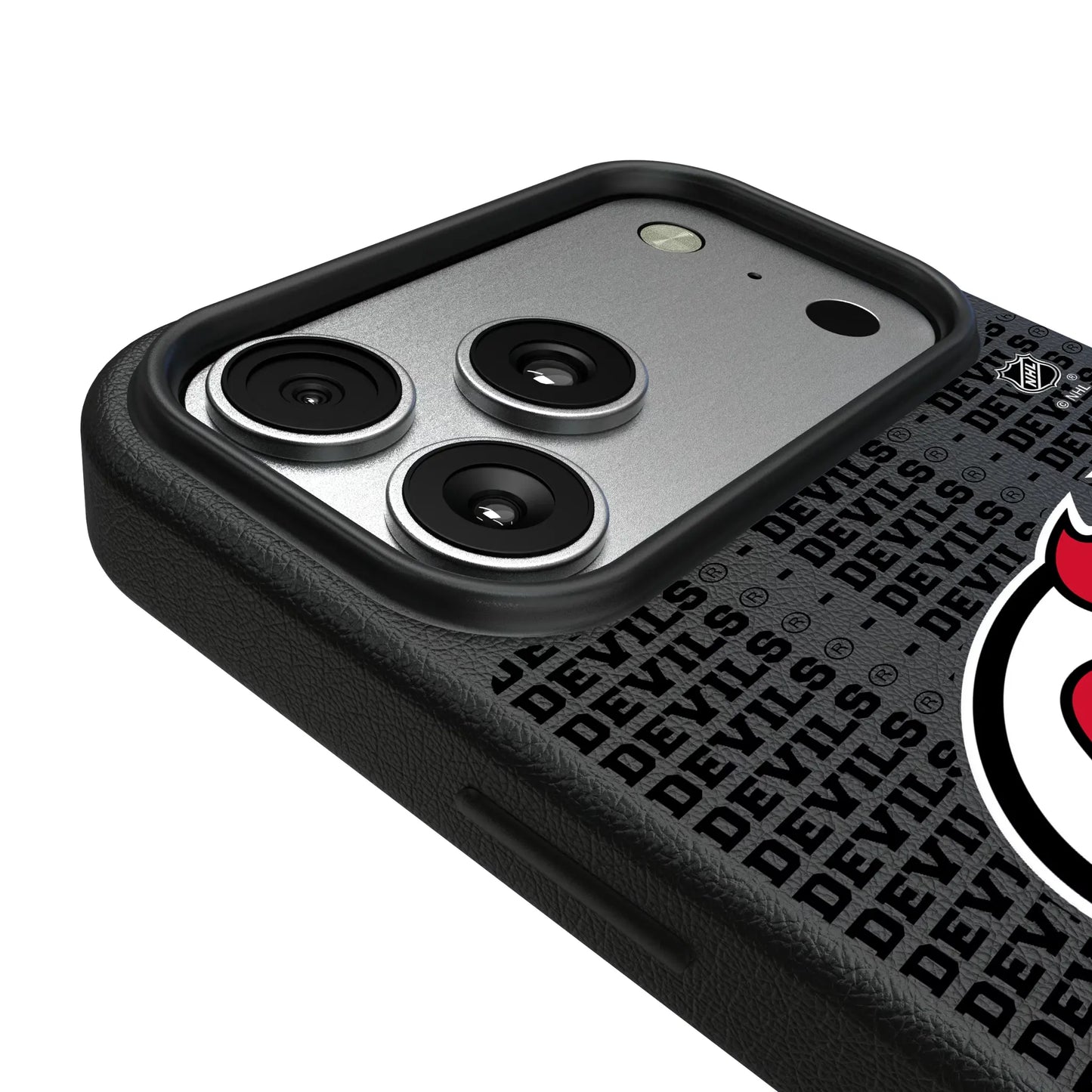 New Jersey Devils Text Backdrop MagSafe Compatible Phone Case for Apple iPhone