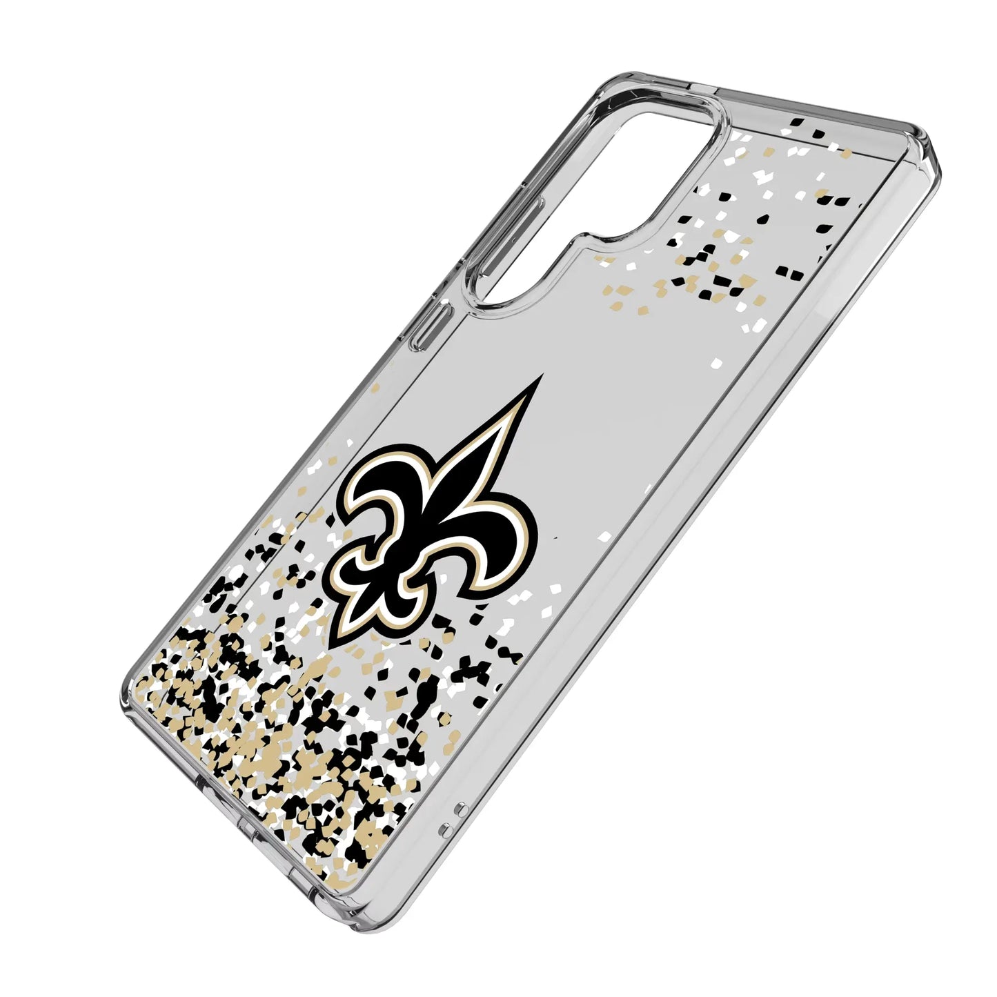 New Orleans Saints Confetti Clear Phone Case for Samsung Galaxy