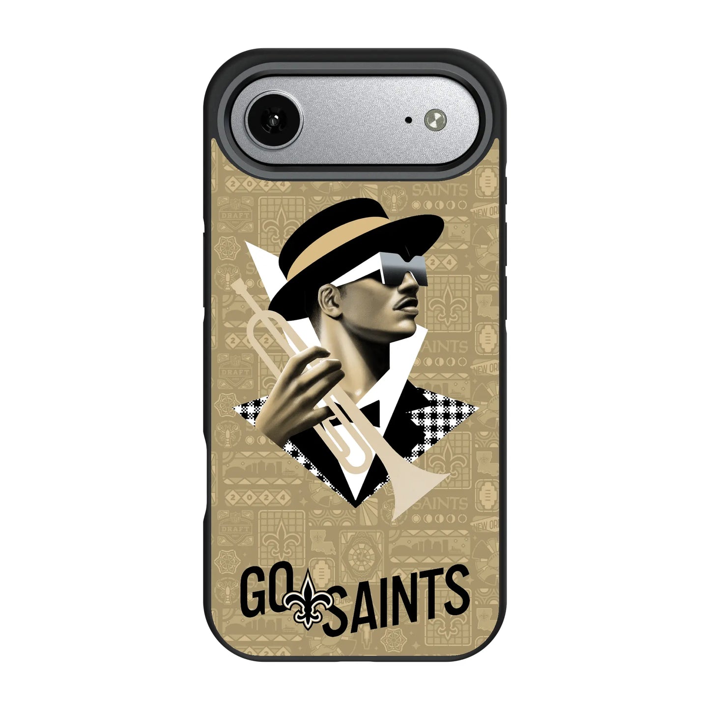 New Orleans Saints Deco Bump Phone Case for Apple iPhone