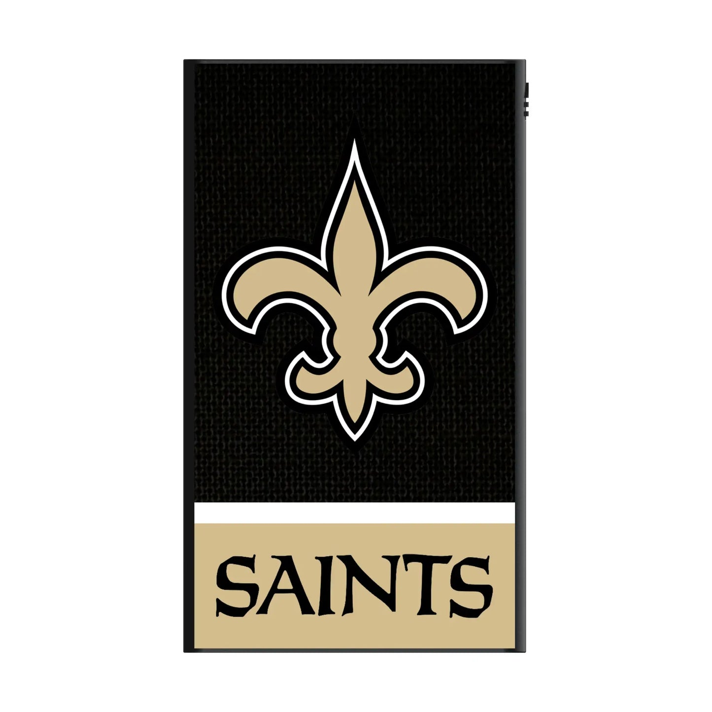 New Orleans Saints Endzone Solid 5000mAh Flat Powerbank