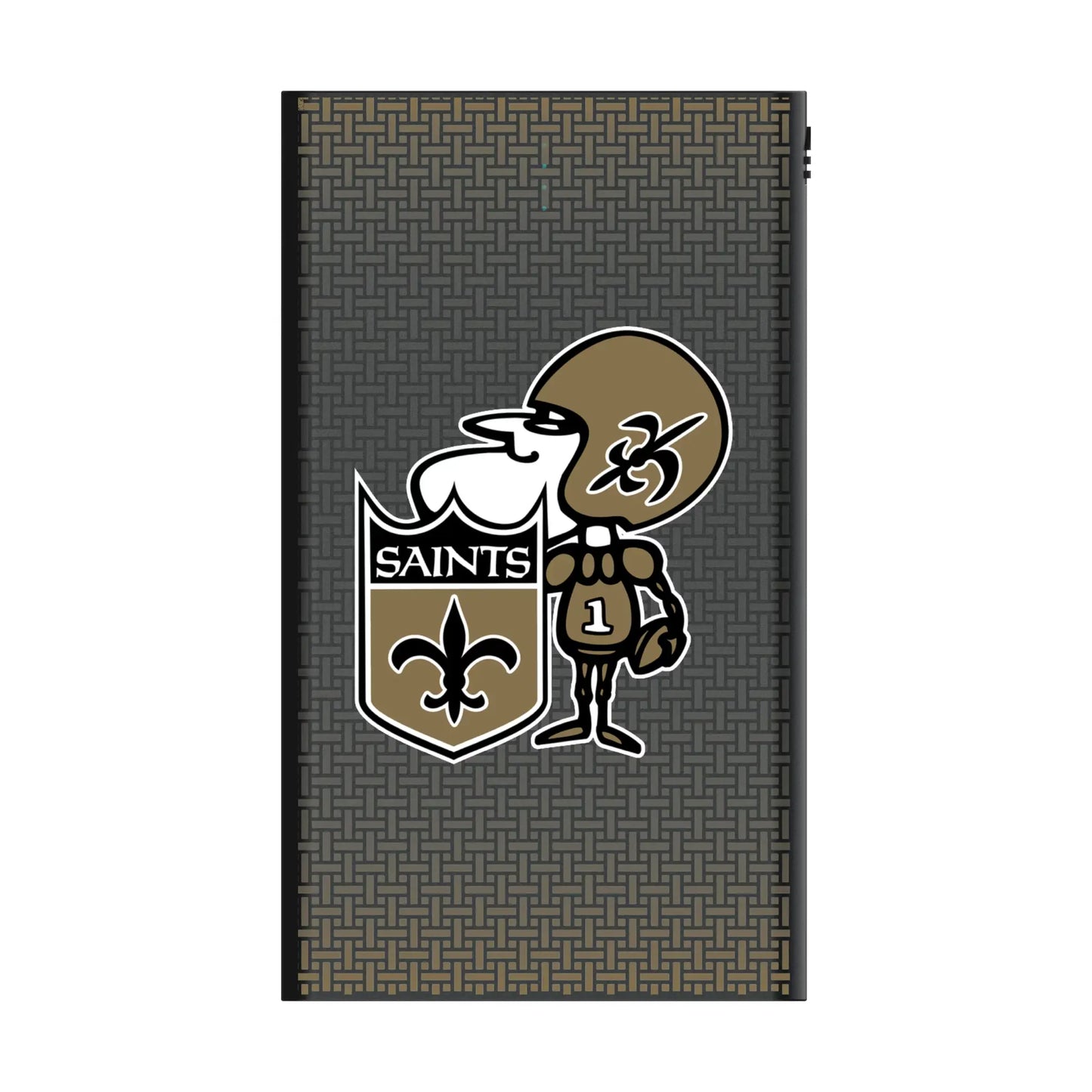 New Orleans Saints Historic Collection Linen 5000mAh Flat Powerbank