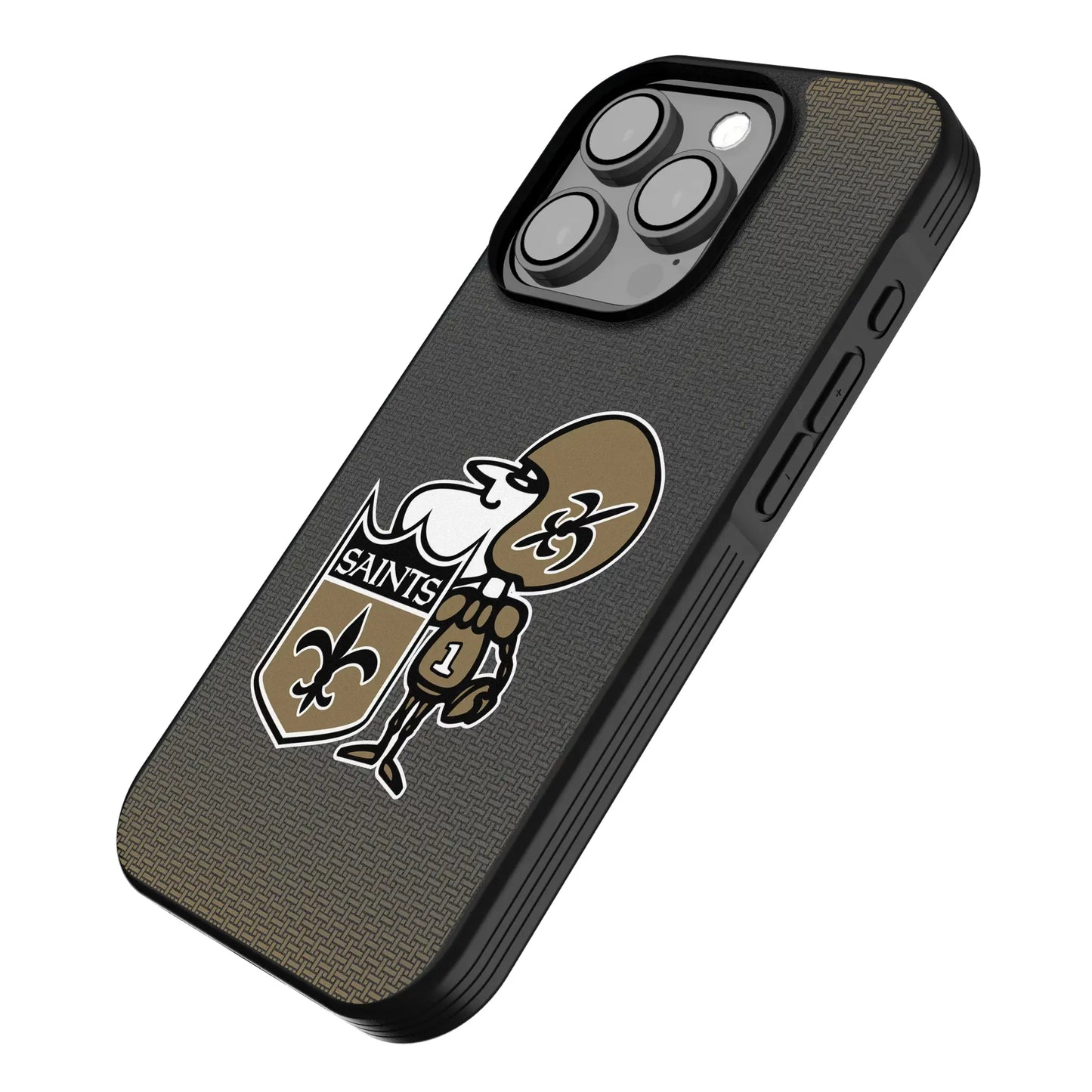 New Orleans Saints Historic Collection Linen Bump Phone Case for Apple iPhone