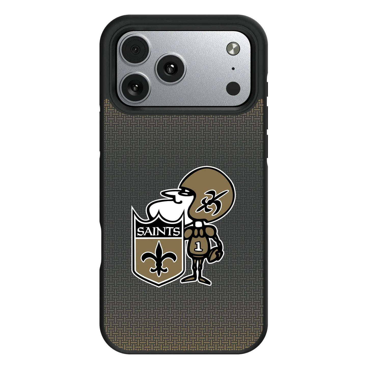 New Orleans Saints Historic Collection Linen Bump Phone Case for Apple iPhone