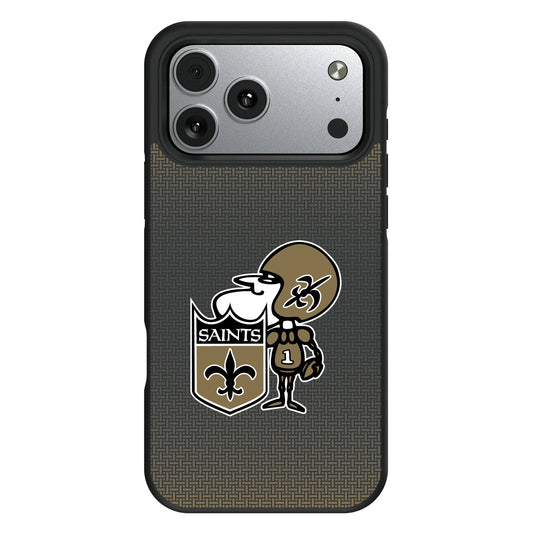New Orleans Saints Historic Collection Linen Bump Phone Case for Apple iPhone