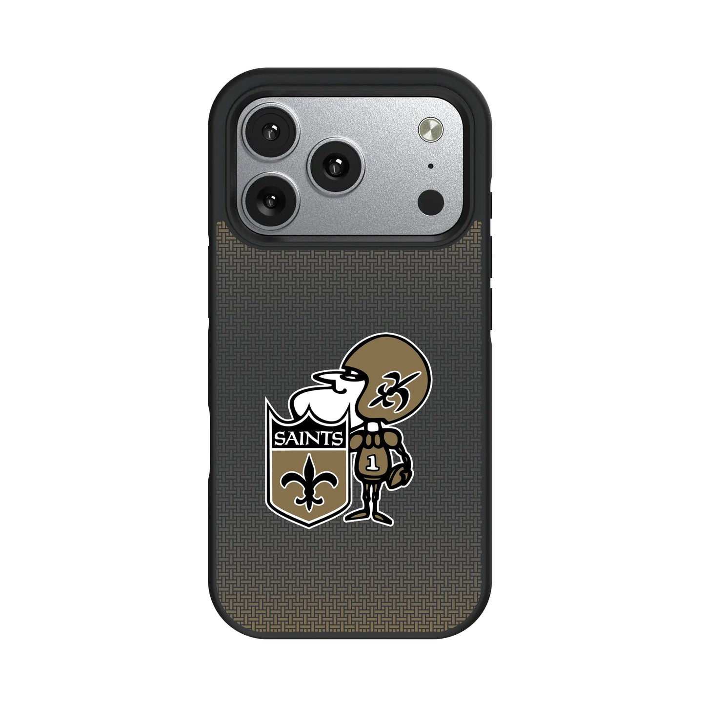 New Orleans Saints Historic Collection Linen Bump Phone Case for Apple iPhone