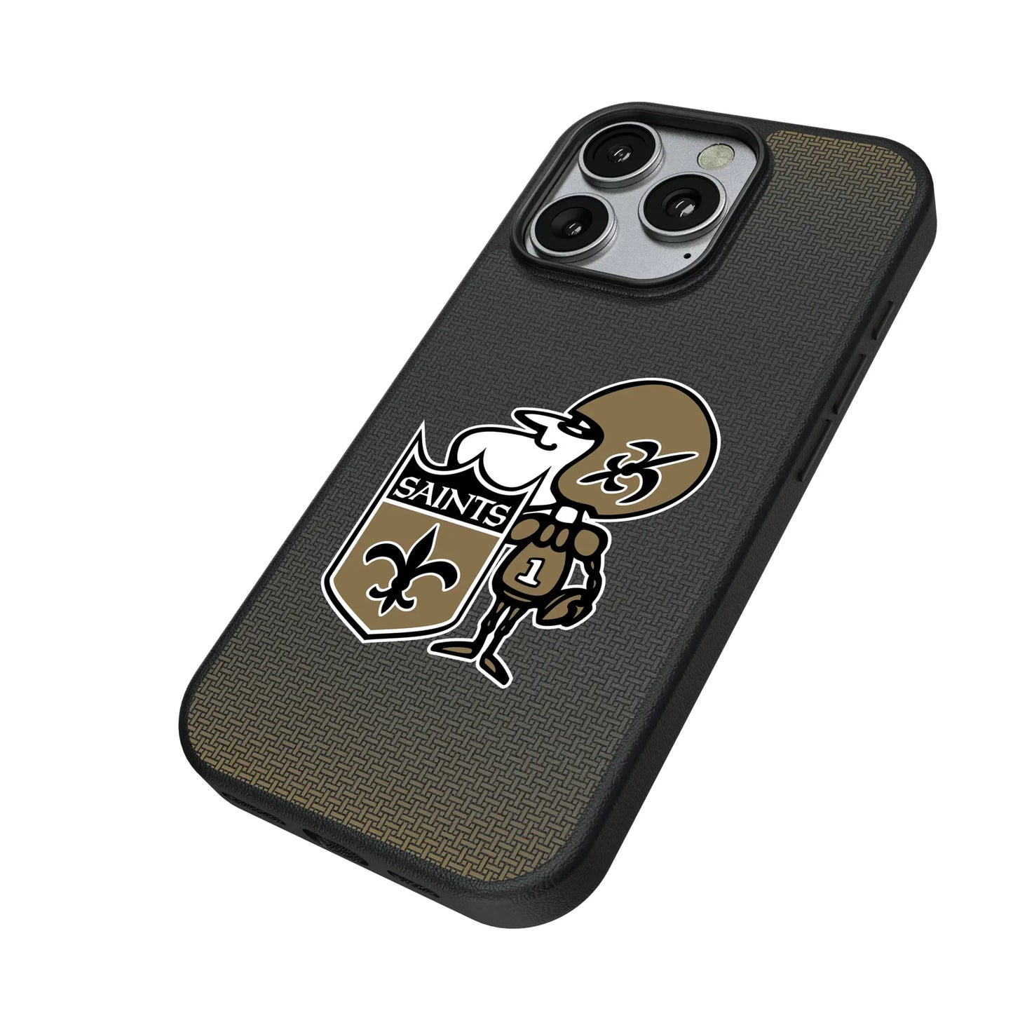 New Orleans Saints Historic Collection Linen MagSafe Compatible Phone Case for Apple iPhone