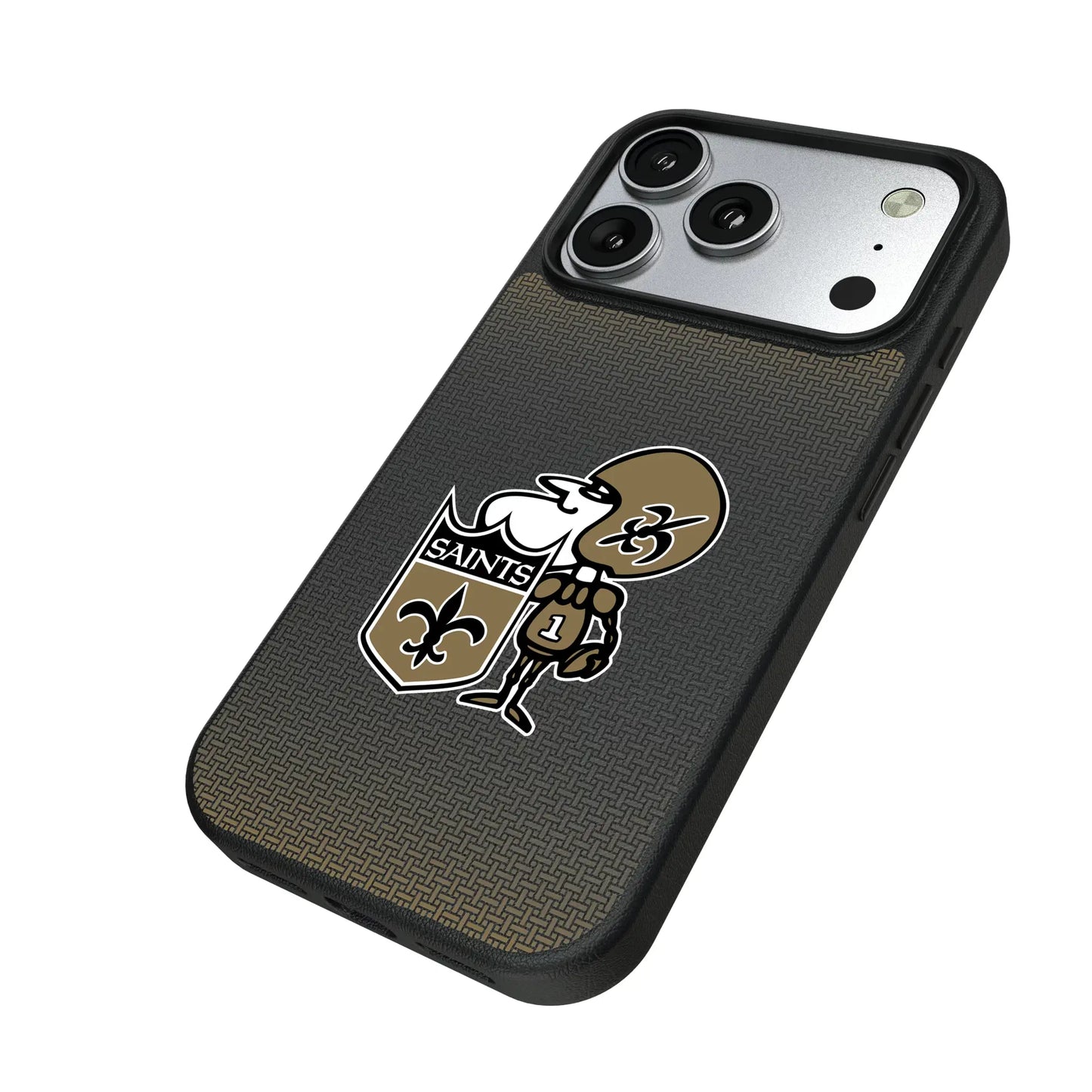 New Orleans Saints Historic Collection Linen MagSafe Compatible Phone Case for Apple iPhone