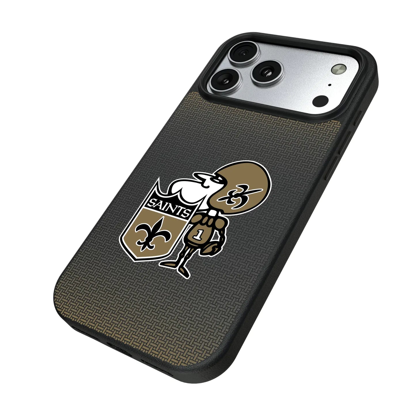 New Orleans Saints Historic Collection Linen MagSafe Compatible Phone Case for Apple iPhone
