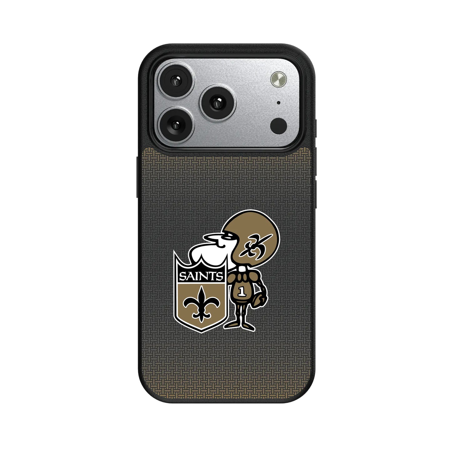 New Orleans Saints Historic Collection Linen MagSafe Compatible Phone Case for Apple iPhone