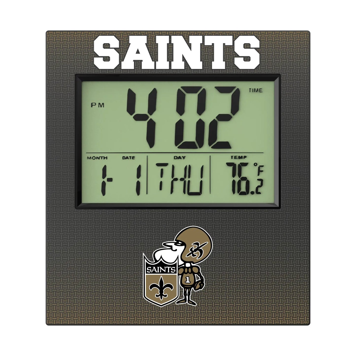 New Orleans Saints Historic Collection Linen Wall Clock