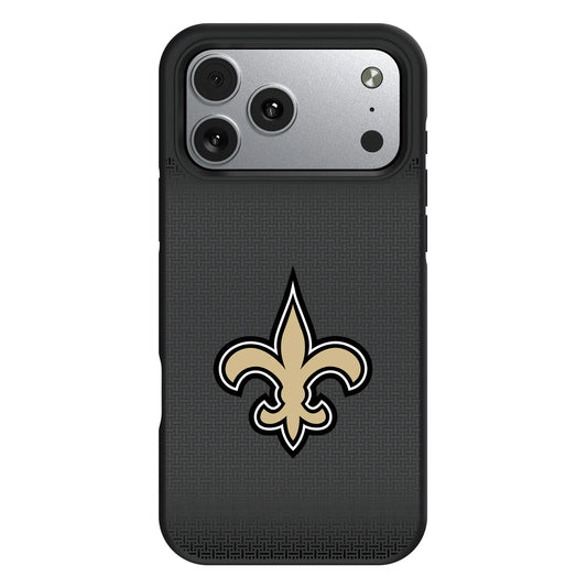 New Orleans Saints Linen Bump Phone Case for Apple iPhone