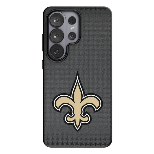 New Orleans Saints Linen MagSafe Compatible Phone Case for Samsung Galaxy