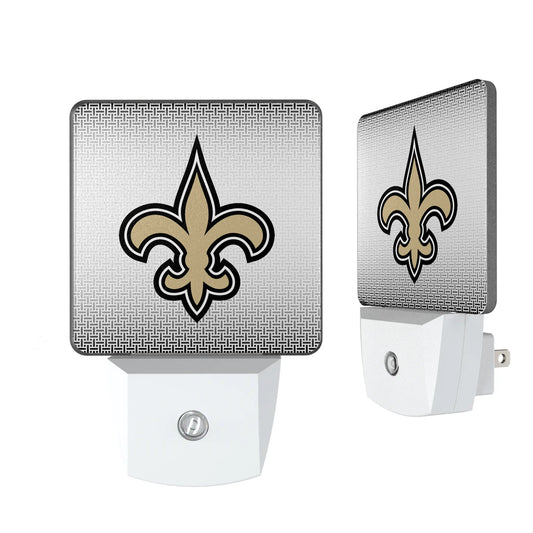 New Orleans Saints Linen Night Light 2-Pack