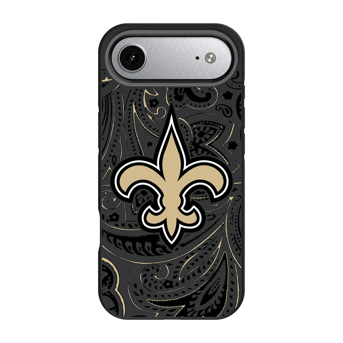 New Orleans Saints Paisley Bump Phone Case for Apple iPhone