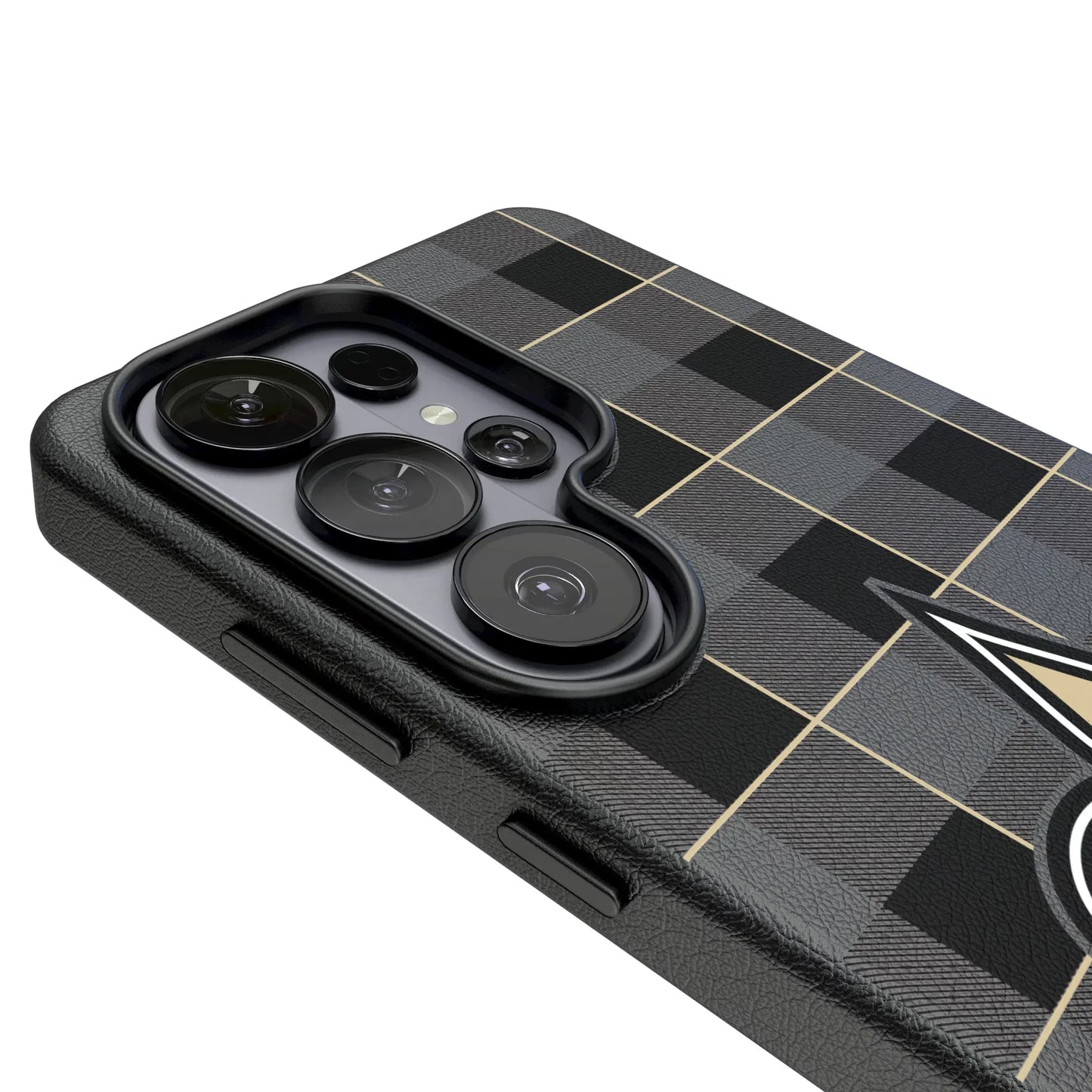 New Orleans Saints Plaid MagSafe Compatible Phone Case for Samsung Galaxy