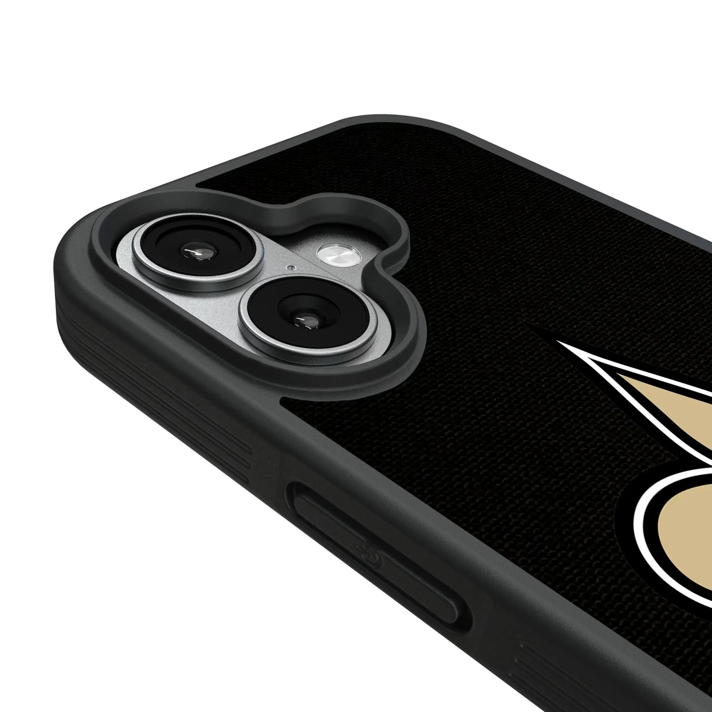 New Orleans Saints Stripe Bump Phone Case for Apple iPhone