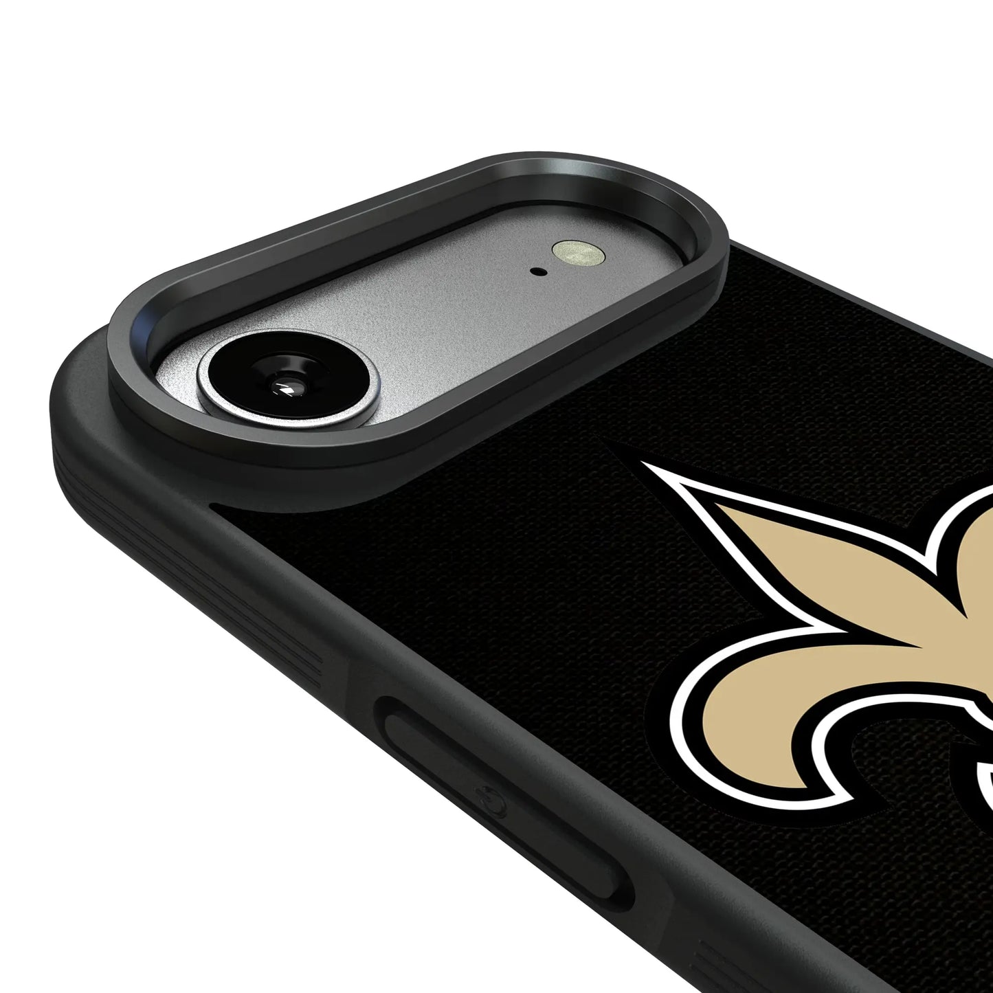 New Orleans Saints Stripe Bump Phone Case for Apple iPhone