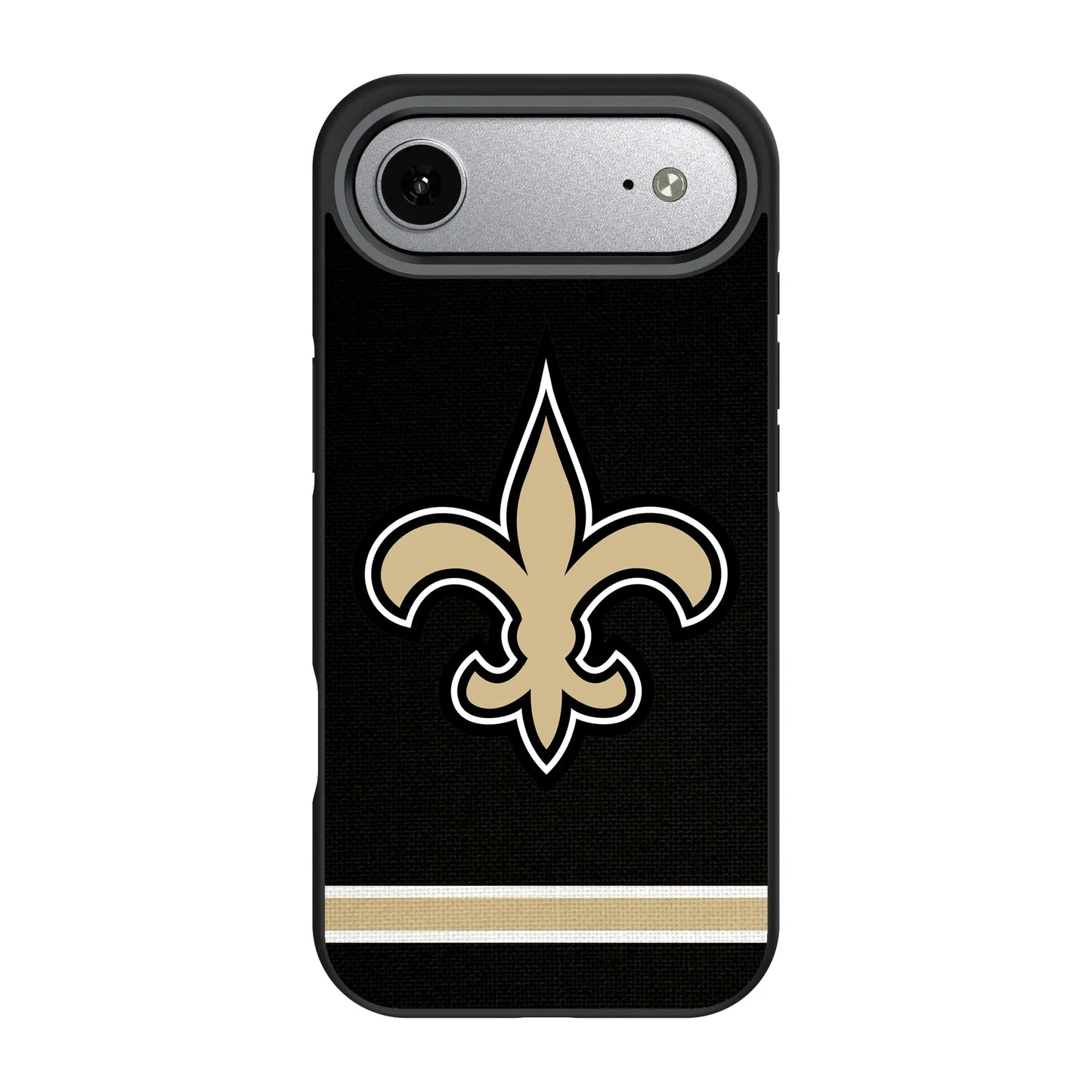 New Orleans Saints Stripe Bump Phone Case for Apple iPhone