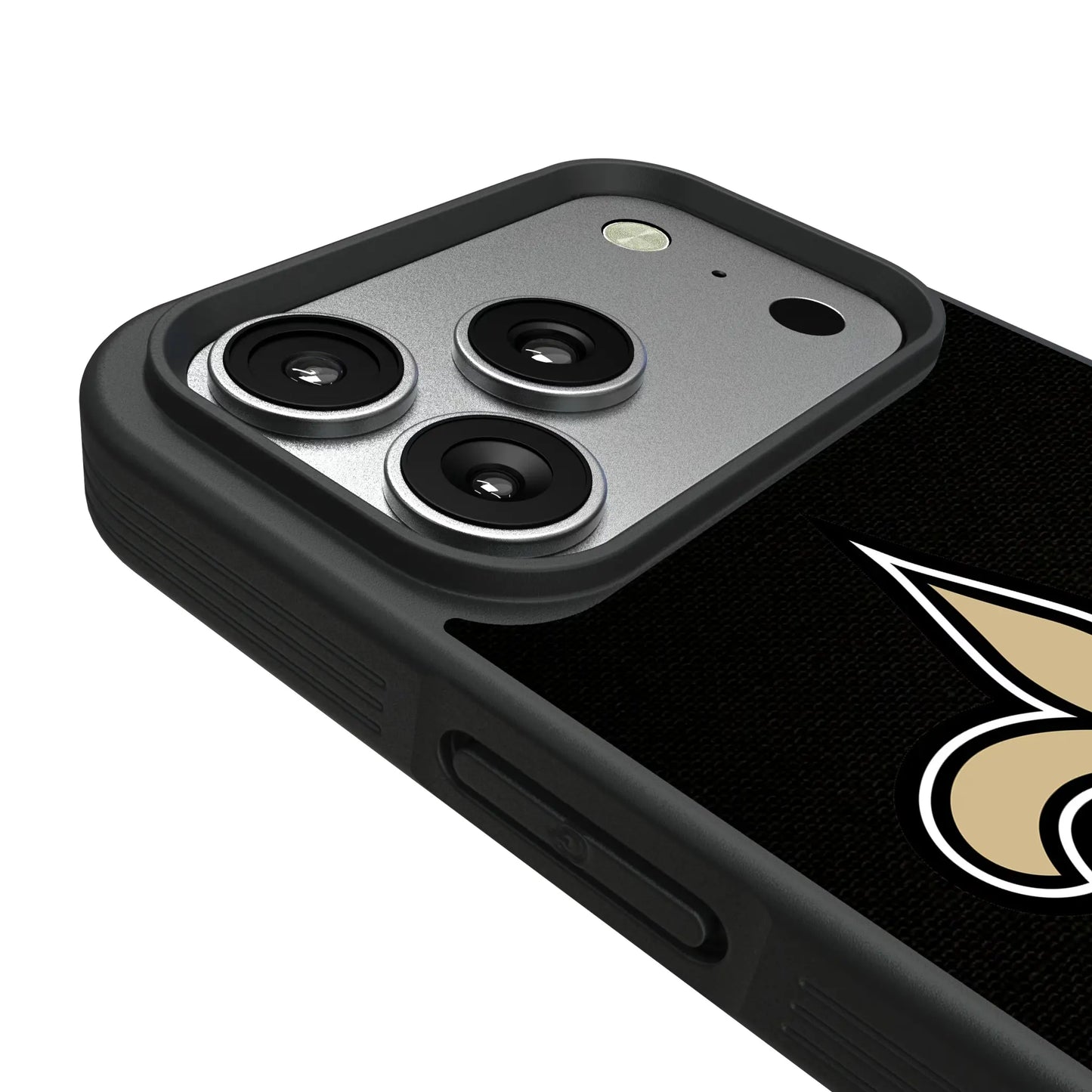 New Orleans Saints Stripe Bump Phone Case for Apple iPhone