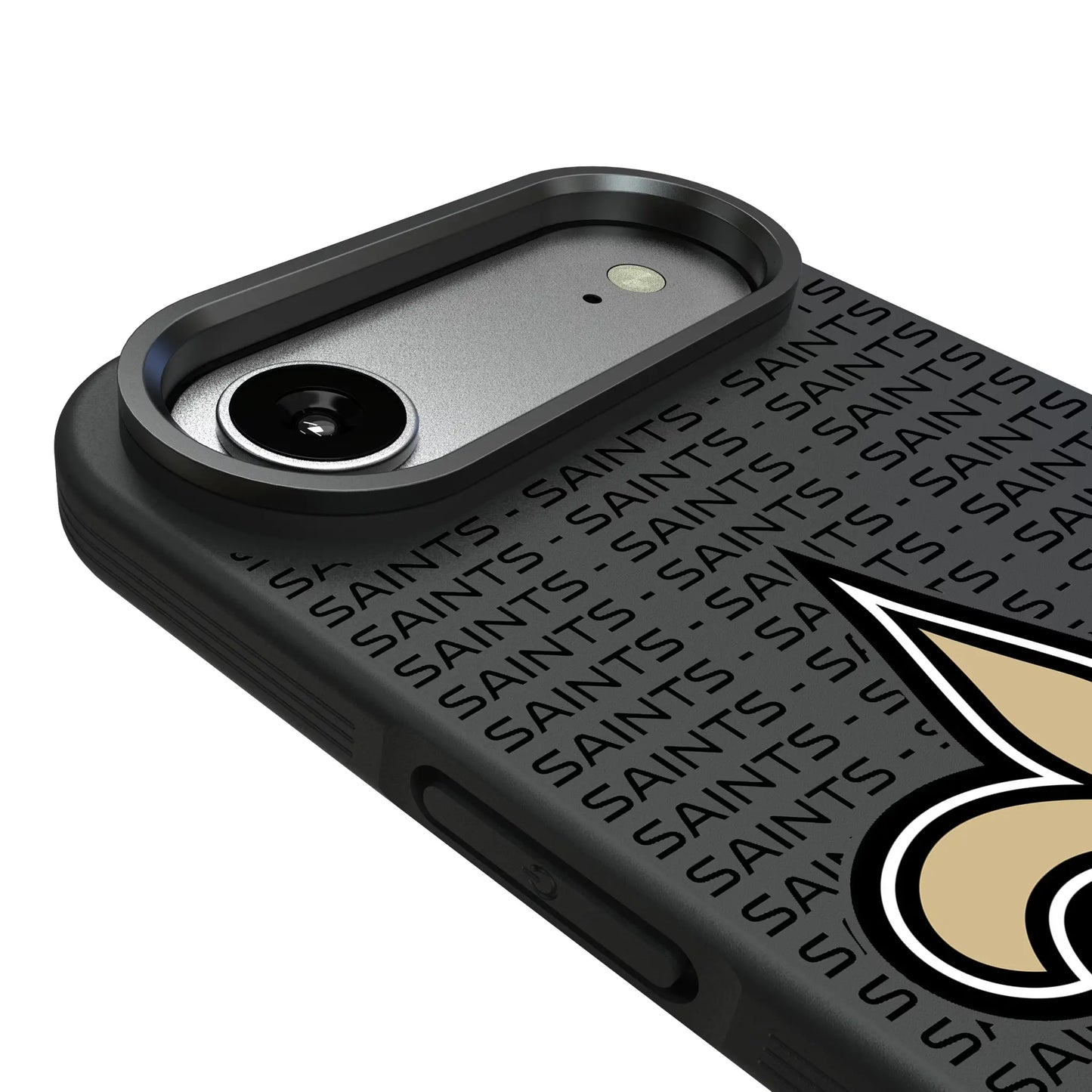 New Orleans Saints Text Backdrop Bump Phone Case for Apple iPhone