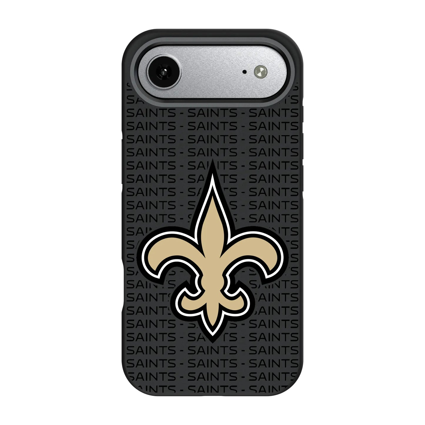 New Orleans Saints Text Backdrop Bump Phone Case for Apple iPhone