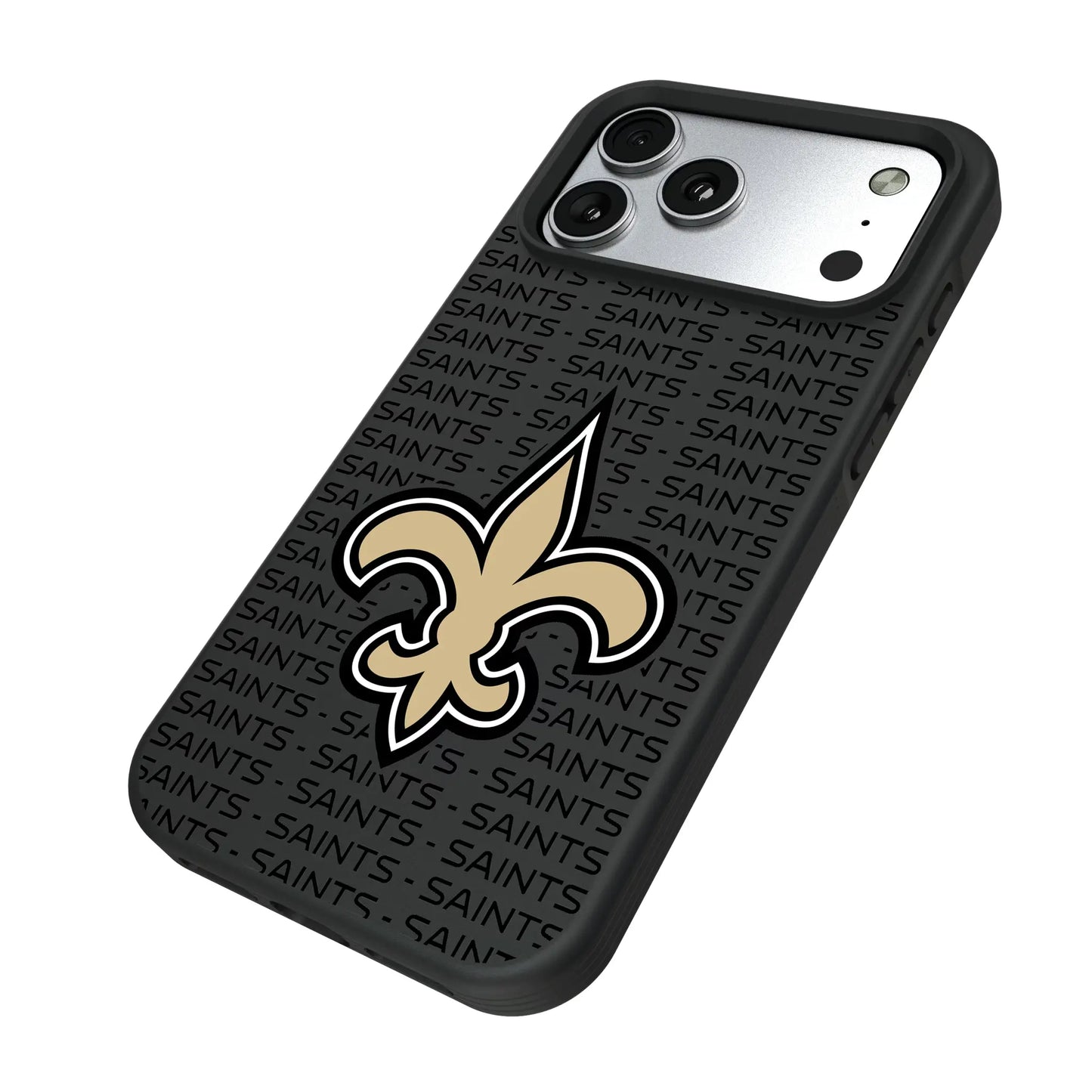 New Orleans Saints Text Backdrop Bump Phone Case for Apple iPhone