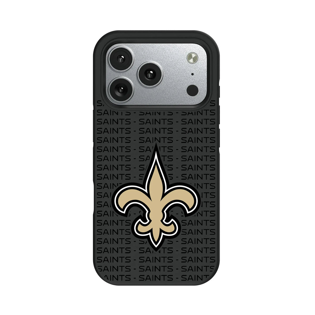 New Orleans Saints Text Backdrop Bump Phone Case for Apple iPhone