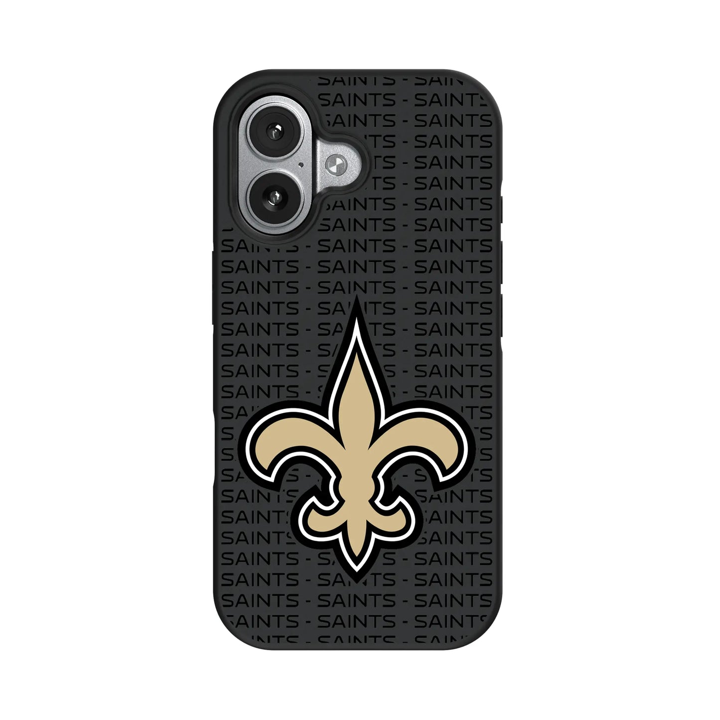 New Orleans Saints Text Backdrop Bump Phone Case for Apple iPhone