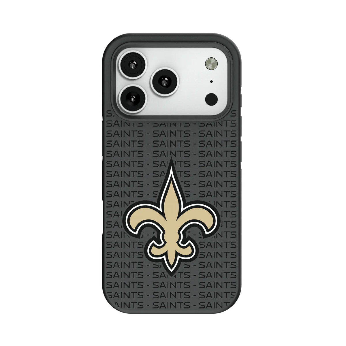 New Orleans Saints Text Backdrop Bump Phone Case for Apple iPhone