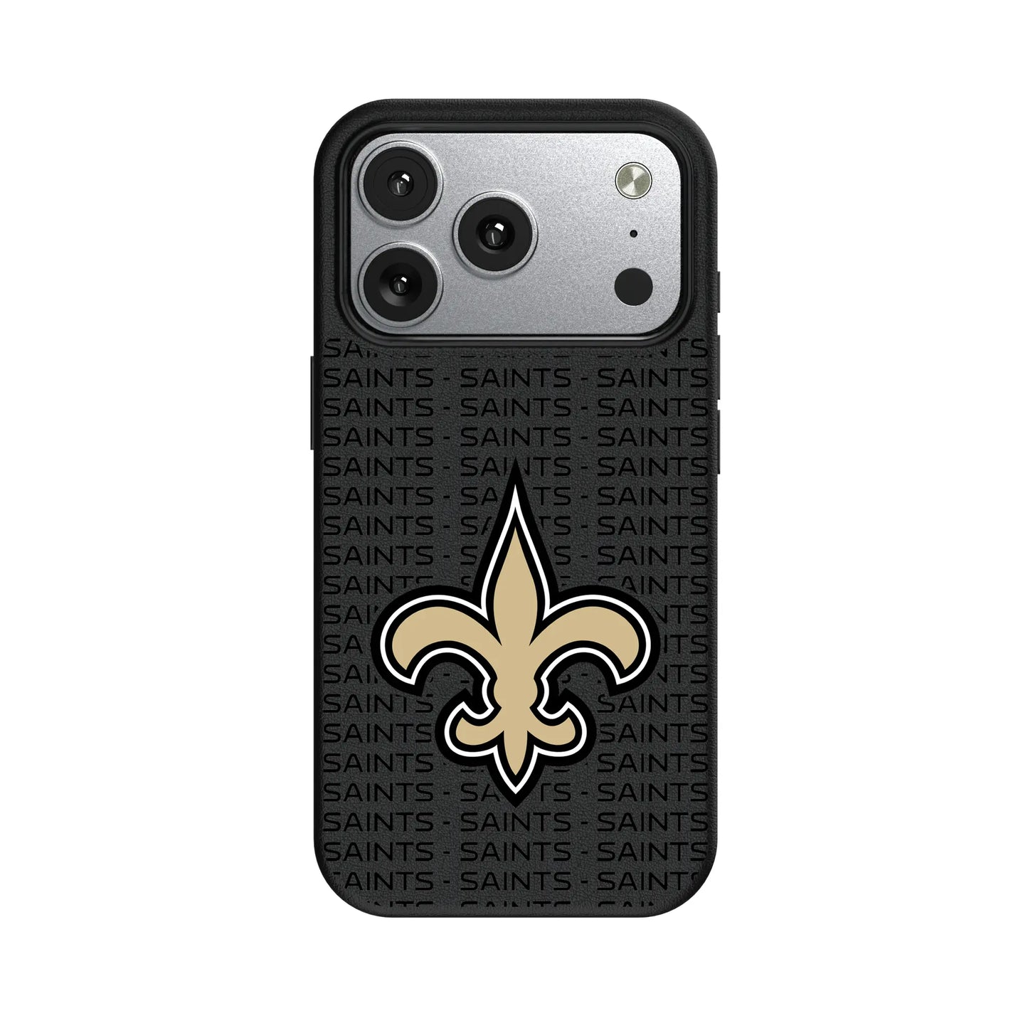 New Orleans Saints Text Backdrop MagSafe Compatible Phone Case for Apple iPhone