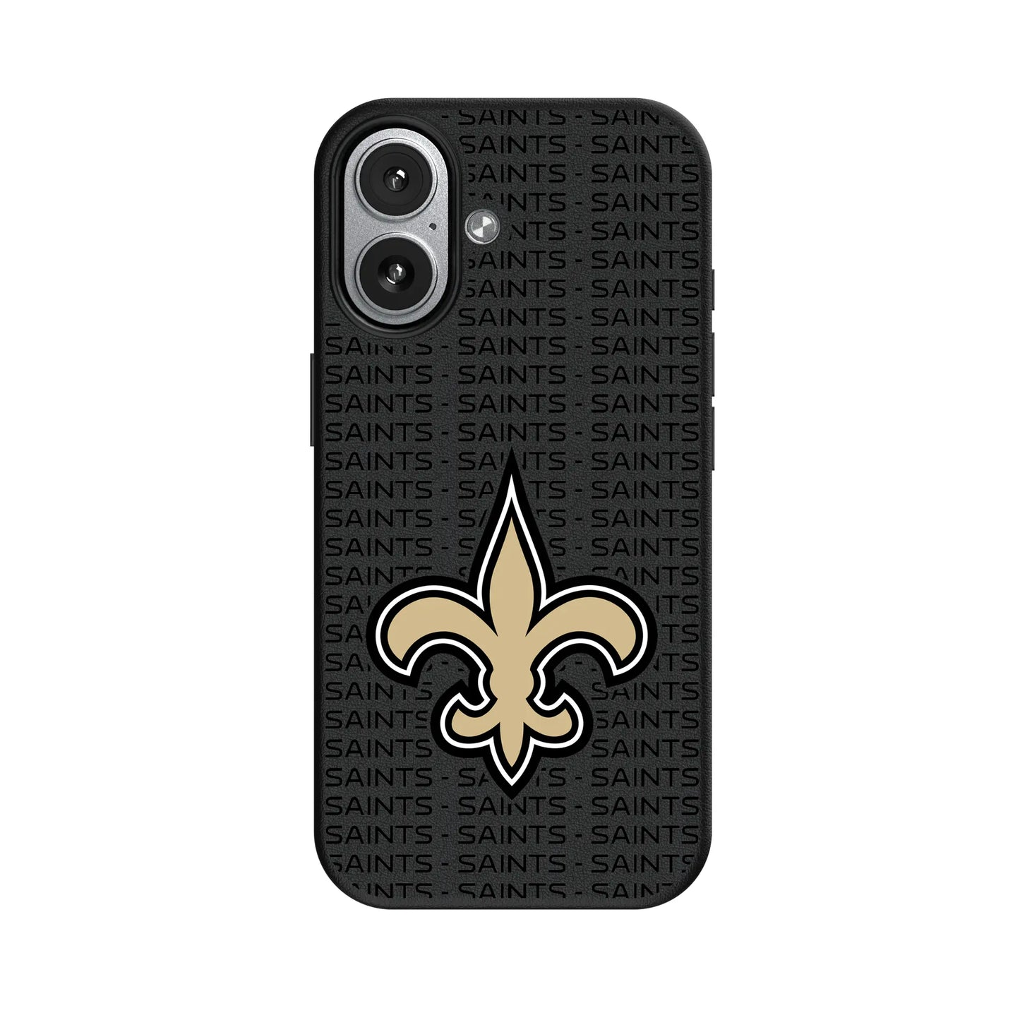 New Orleans Saints Text Backdrop MagSafe Compatible Phone Case for Apple iPhone