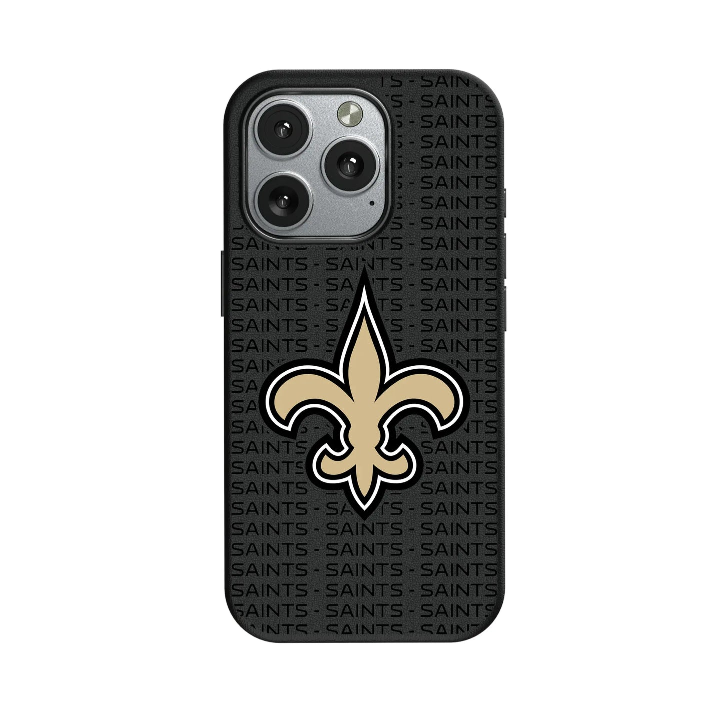 New Orleans Saints Text Backdrop MagSafe Compatible Phone Case for Apple iPhone