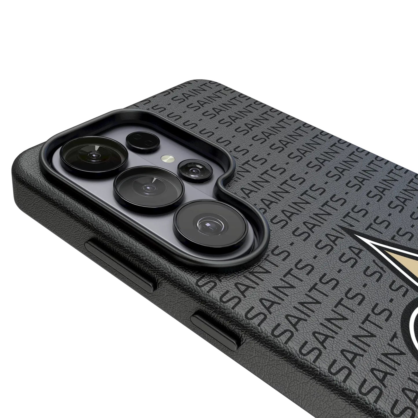 New Orleans Saints Text Backdrop MagSafe Compatible Phone Case for Samsung Galaxy