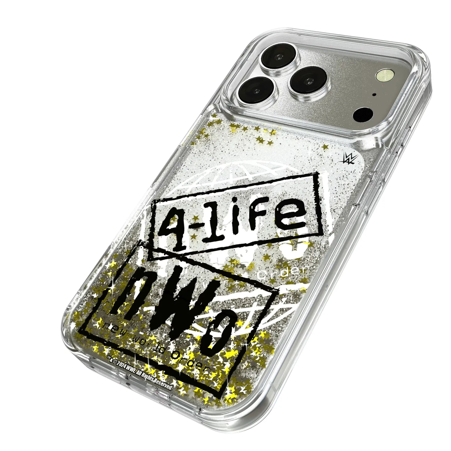 New World Order Impact Glitter Phone Case for Apple iPhone