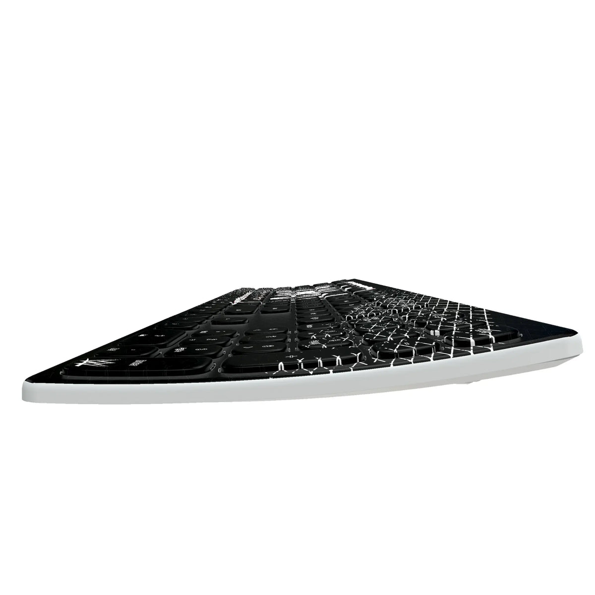 New World Order Steel Curved Wireless Keyboard