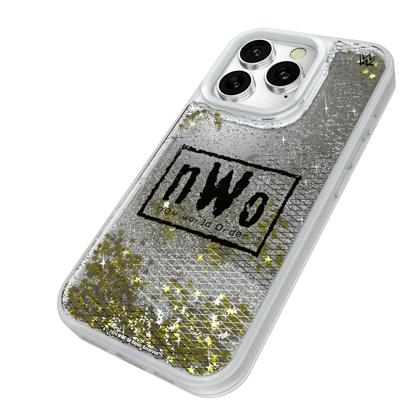 New World Order Steel Glitter Phone Case for Apple iPhone