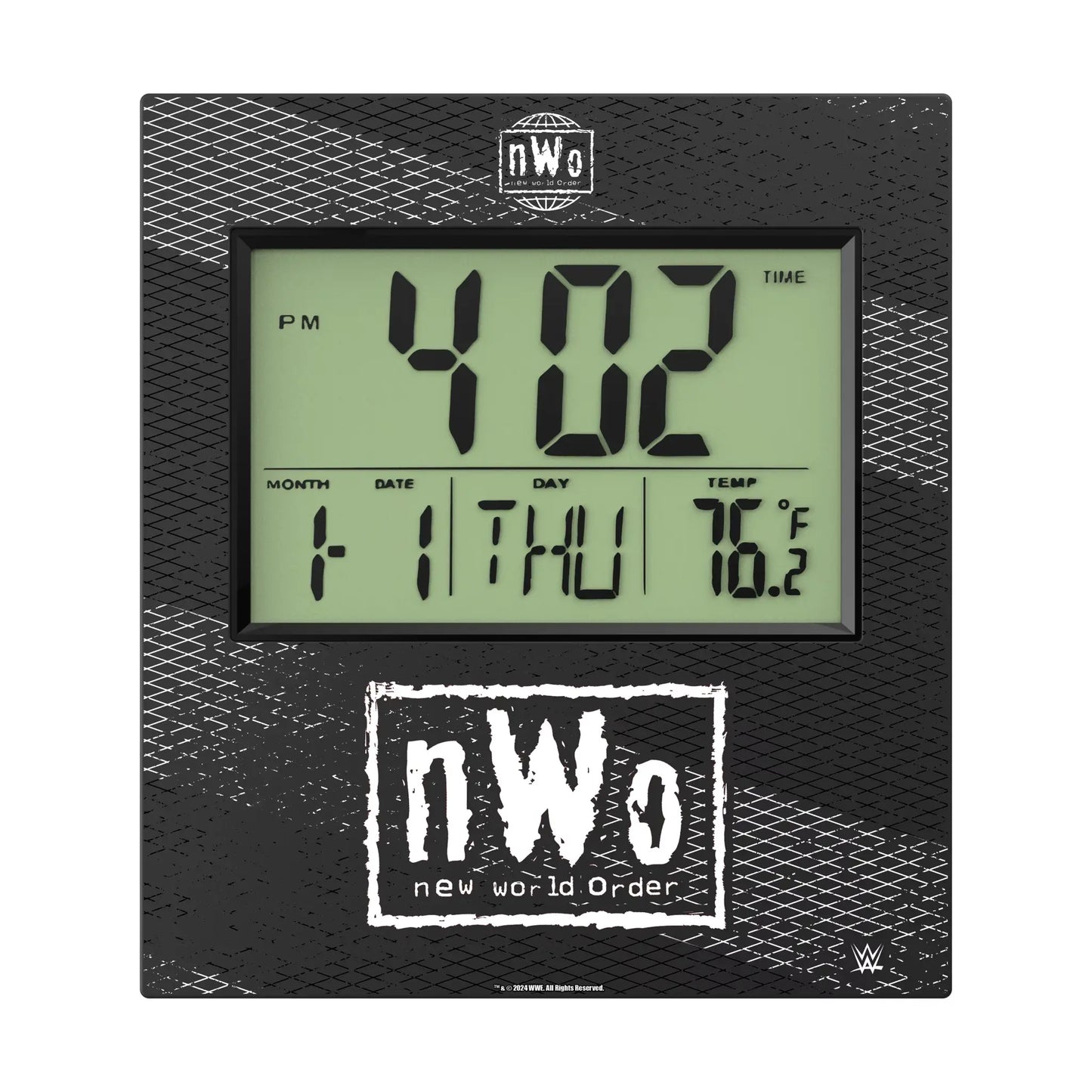 New World Order Steel Wall Clock