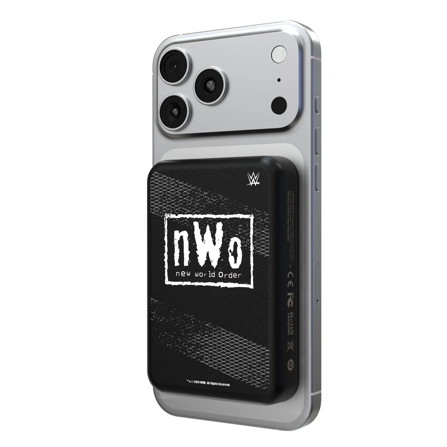 New World Order Steel Wireless Mag Power Bank